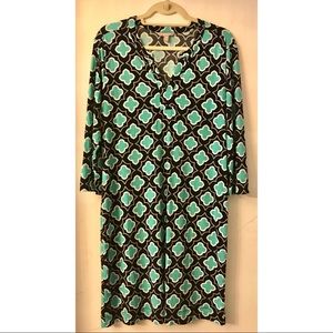 Banana Republic V Neck Dress Quarter Sleeves